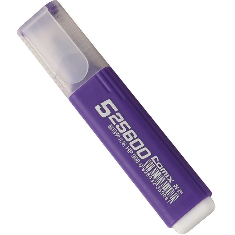 齐心 HP908 紫色 荧光笔