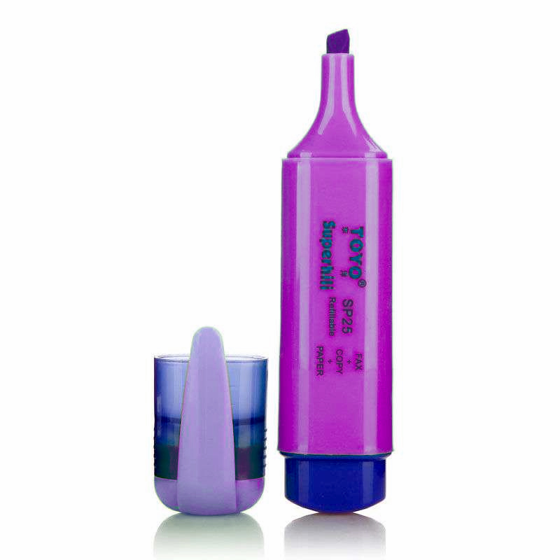 东洋 SP25 紫色 荧光笔