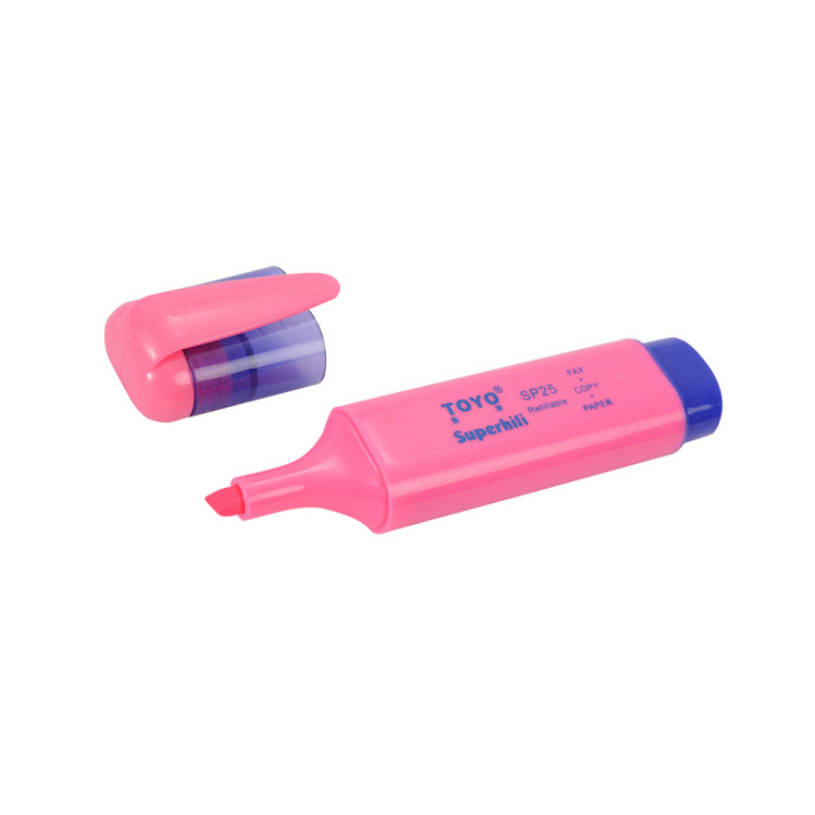 东洋 SP25 粉红色 荧光笔